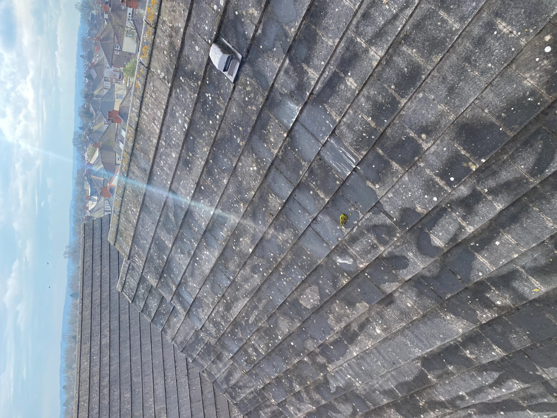 Roof cleaning example 3